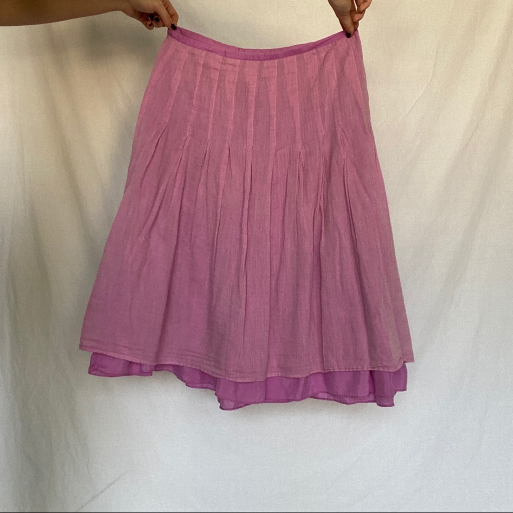Adorable Light Purple Midi Skirt 🍇